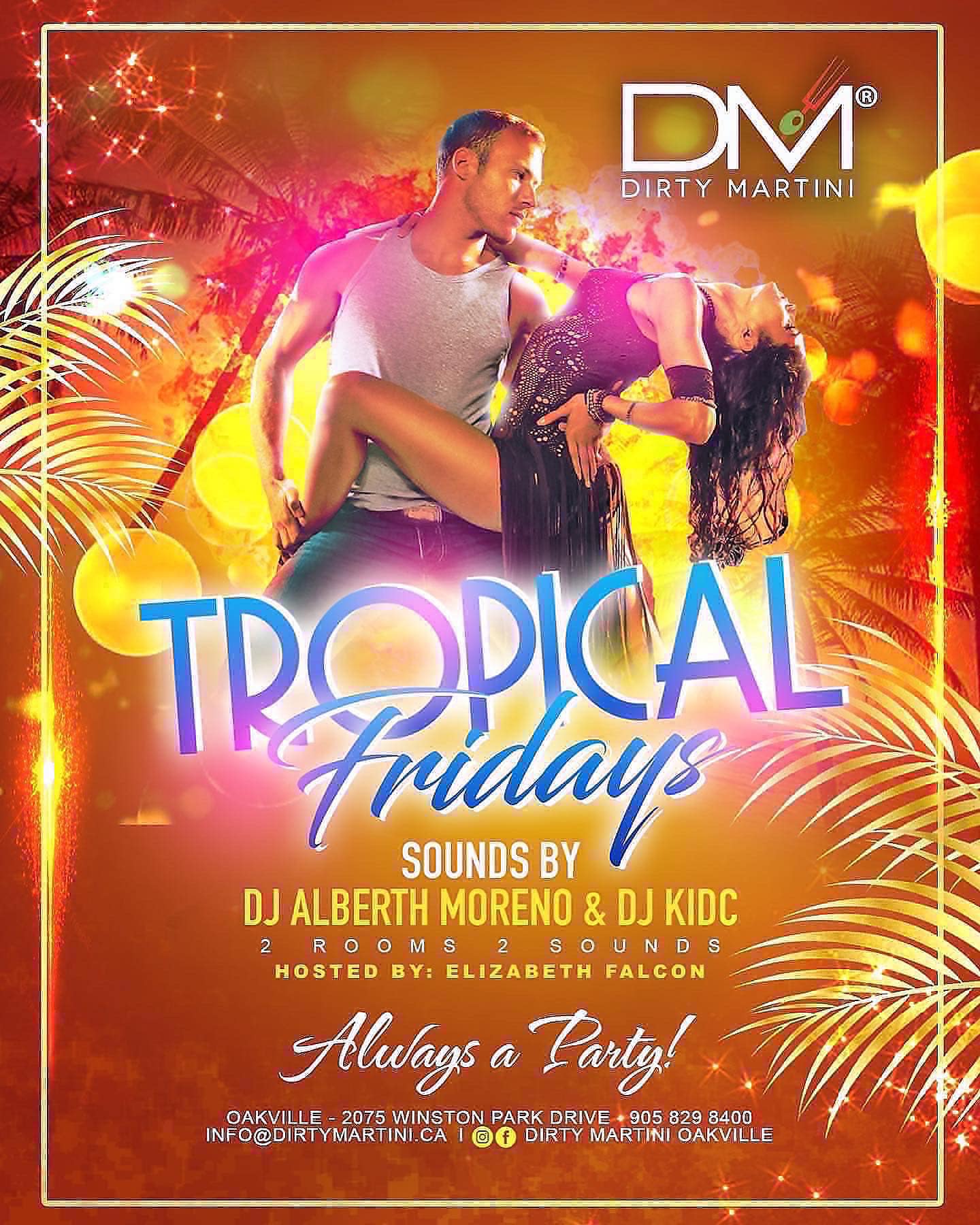 Tropical Fridays at Dirty Martini - GO Latin Dance
