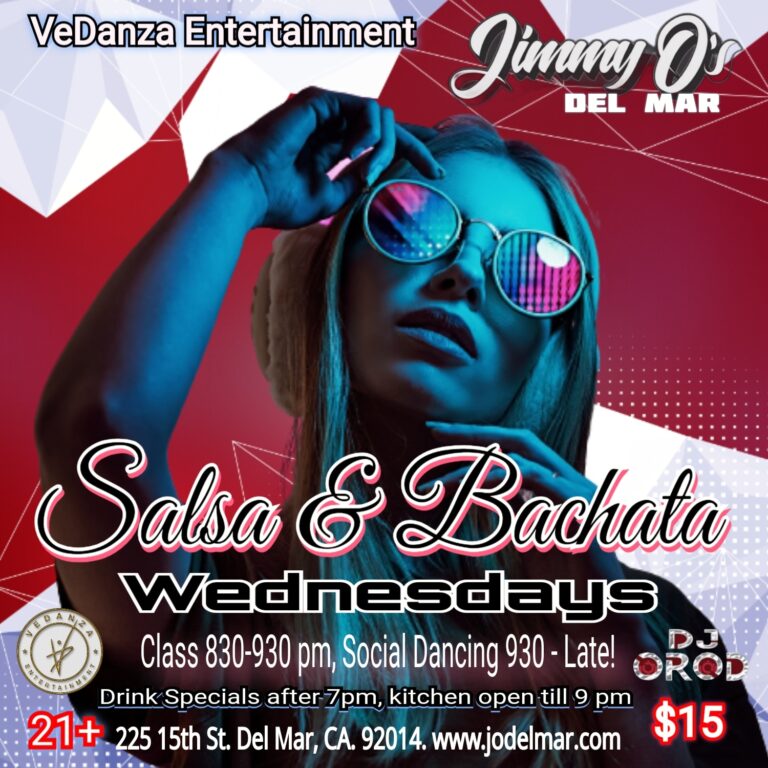 Salsa & Bachata Wednesdays @ Jimmy O’s