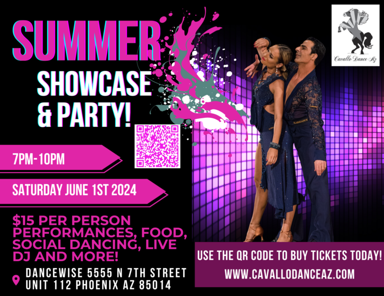 Cavallo Dance Az Presents: Summer Showcase and Party!