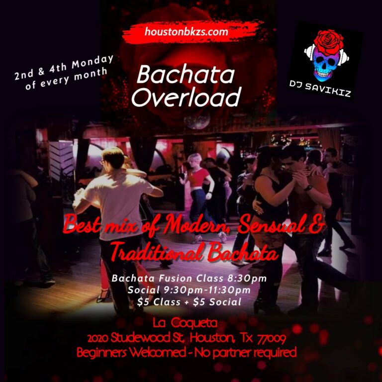 Bachata Overload (100% Bachata Class & Social) at La Coqueta