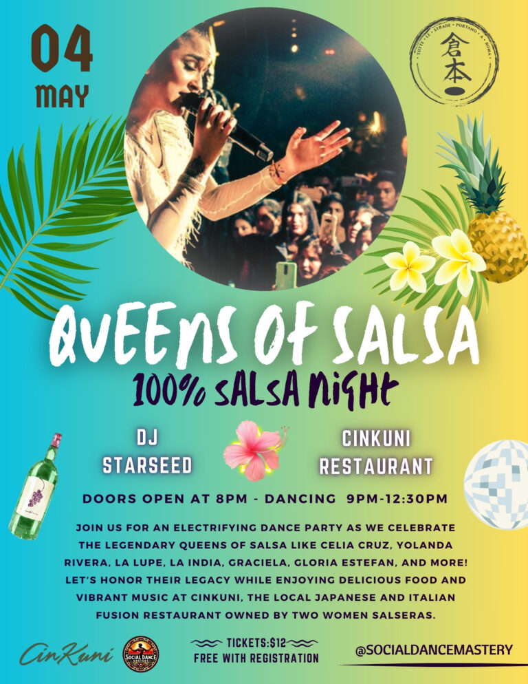 Queens of Salsa – 100% Salsa – @ Cinkuni Fusion Restaurant