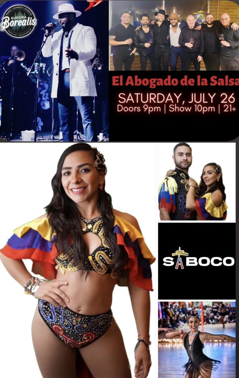EL ABOGADO DE LA SALSA ft Saboco dance company AT AURORA BOREALIS “”