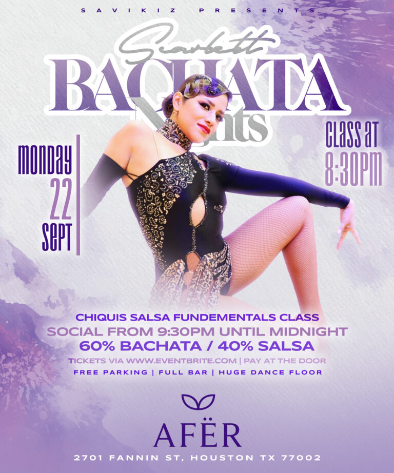 Scarlett Bachata Nights Mondays at AFER HTX 8pm-12am