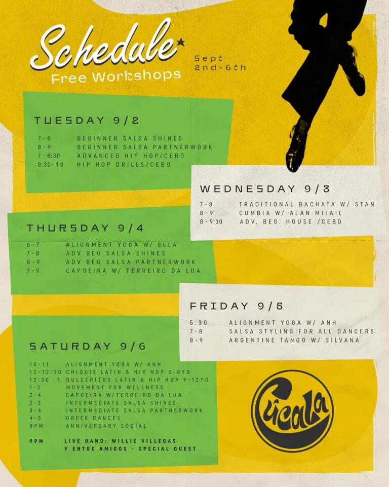 Latin Social at Cucala Dance Company