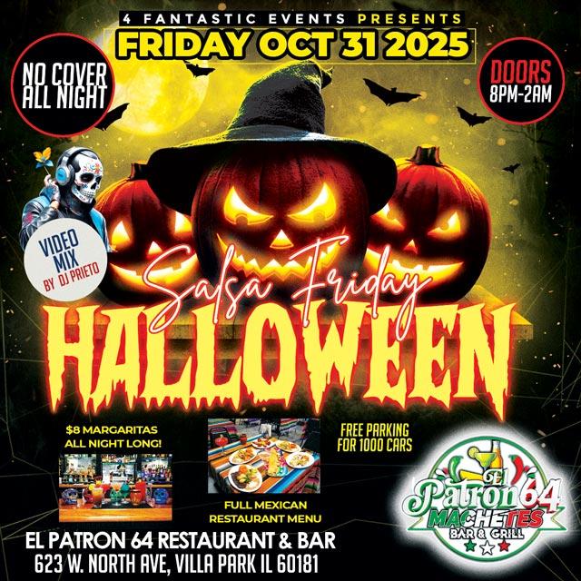 Salsa Friday Halloween Bash @ El Patron 64