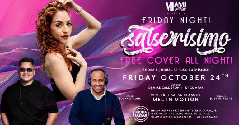 Salserisimo Friday Night at Shoma Bazaar!