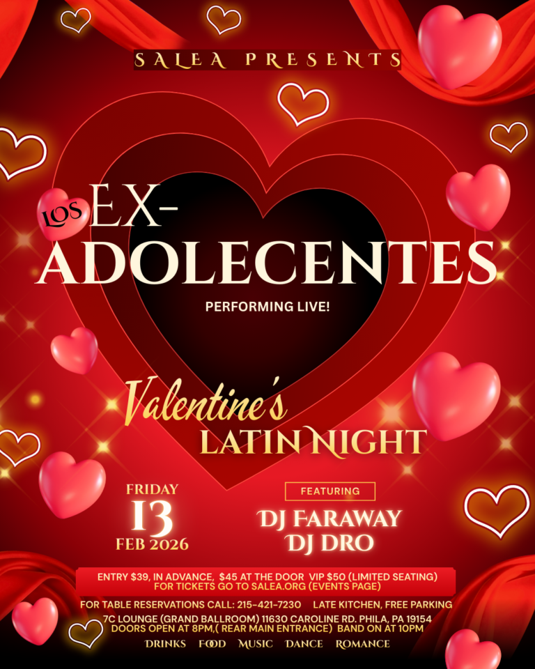 “Amor y Salsa Valentine’s Night with “Los Ex- Adolecentes”